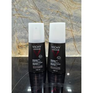 Vichy Homme Men 24HR Ultra-Refreshing Deodorant Spray 2 x 100ml